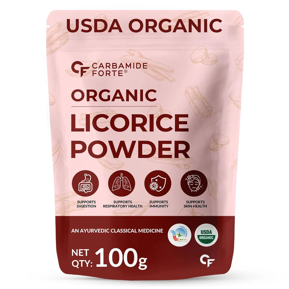 Organic Licorice Powder (Mulethi) – Pure Ayurvedic Root Herb 100g